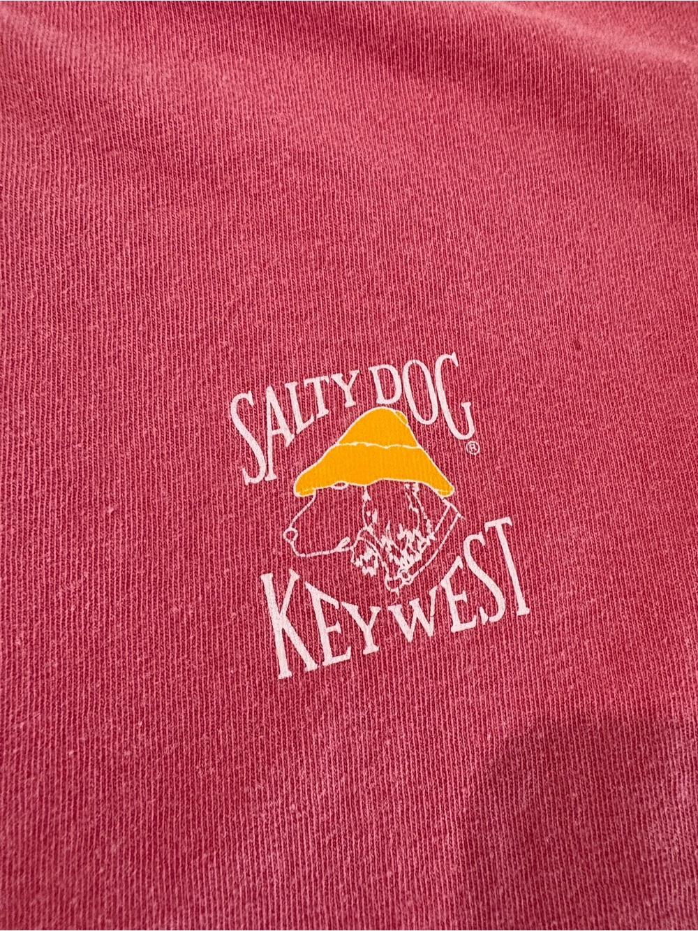 Comfort Colors Salmon Pink Short Sleeve Tee, Salty Dog Key West - Picture 2 of 10